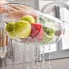 Extendable Strainer Basket Household for Dishes Pasta Drain Vegetables Clear