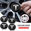ALU1 4Pcs Car Wheel Center Cover Car Hub Caps Accessories For Model 3 2022 Y X S Cc3 Cybertruck 2021 Y Juguete Roadster Coil 4