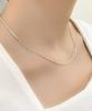 Alleun Silver 925 Square Bold Square Chain Necklace