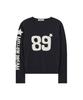 WAIKEI Mellow Dream Tencel Long Sleeve T-Shirt Navy