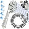 Shower Set with 5-function Handset, Hose, Shower Holder