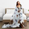 Soft Blanket Travel The Secret Life of Pets Dog Throw Blanket Flannel Bedspread For Couch Chair Street Trend Sofa Bed Cover