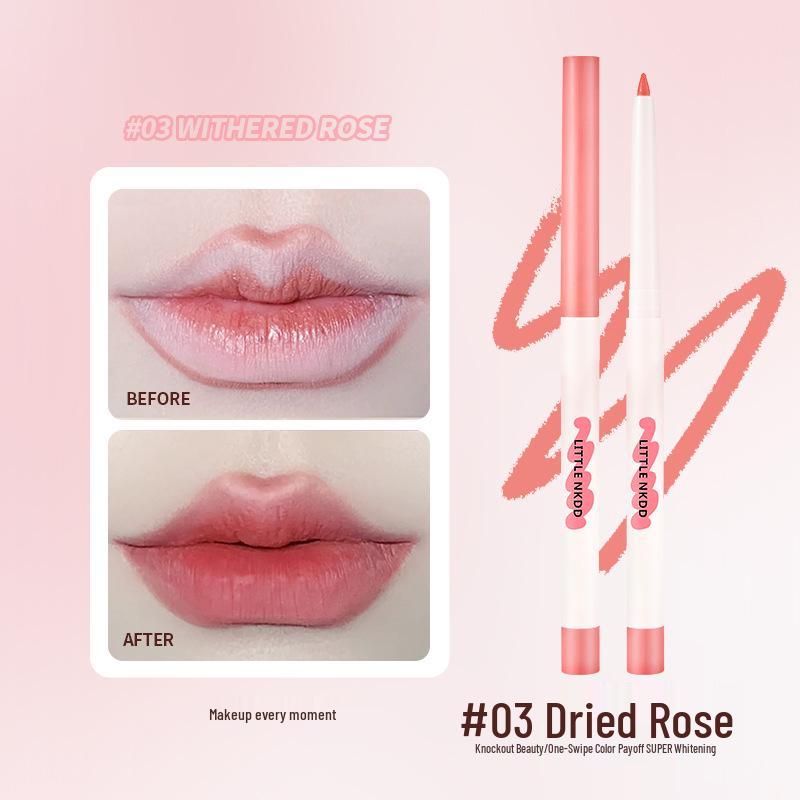 

Трендовый водостойкий матовый карандаш для губ и помада Douyin: Долговечный, вращающийся, в стиле интернет-знаменитости. 0.2g