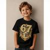 Summer Fun Cartoon 67 Six Seven Print Men's T-Shirts Fashion Street Short-Sleeve Outdoor Casual Tops for Men's and Women's Tees Top