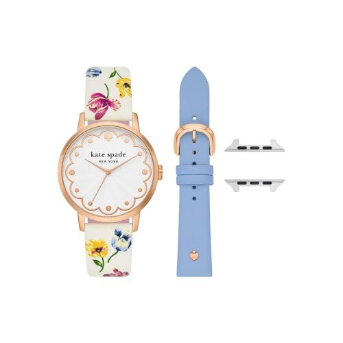 

Kate Spade New York METRO KSS0155SET Women s White Watch