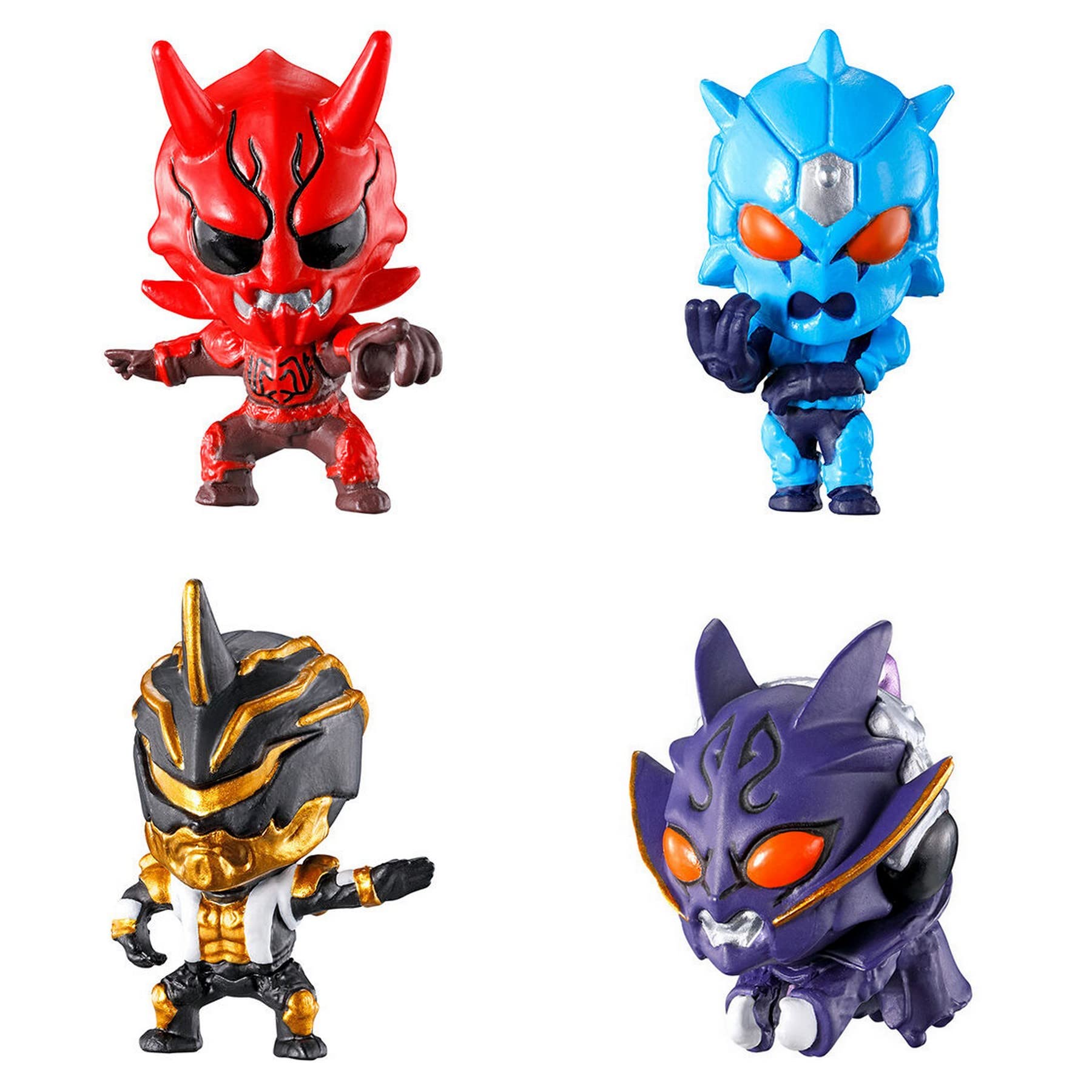 Kamen Rider Imagine Hugcot x Complete Set of 4 Gachapon Capsule Toys Den-O