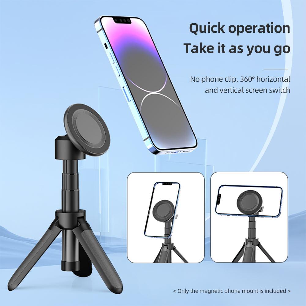Portable Magnetic Phone Mount Phone Holder Magnetic Phone Tripod Mount Quick Release with 1 4 Inch Thread Replacement