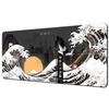 Great Wave Black Desk Mat Mousepad Japanese Art Mouse Pad Rubber Mat Mouse Carpet Table Pads Pc Mats 900x400 Office Accessories