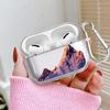 Case For Airpods Pro3 Pro2 1 4 2 Pro 3 Clear Earphone Cases Cover Snow Mountain Range