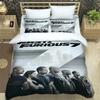 Fast & Furious Bettwäsche-Set Für Schlafzimmer Weiche Moderne Bettdecken Bequeme Kinder Bettbezug Deckenbezug Und Kissenbezug