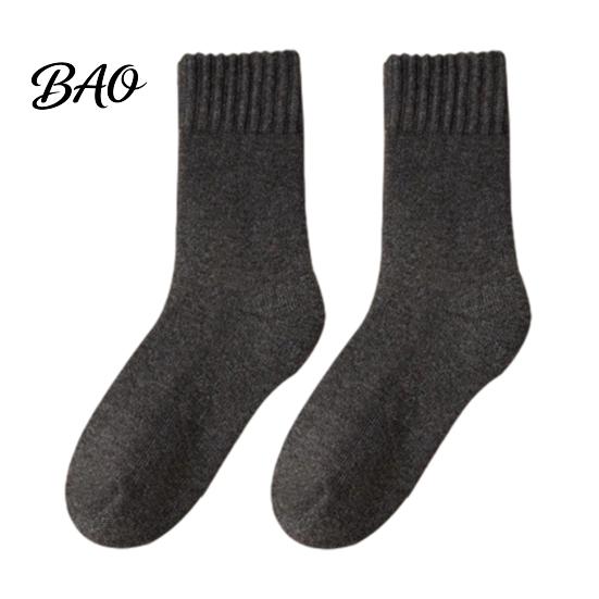 Non Binding Elastic Comfort Socks Women Thickened Winter Socks, Solid Color Mid Calf Thermal Fleece Lined Cozy Fuzzy for Snow Boots Crew Cold Weather,