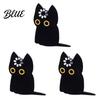 Animal Brooch 2/3Pcs Pin Black Cat Design Lapel Decorative Badge