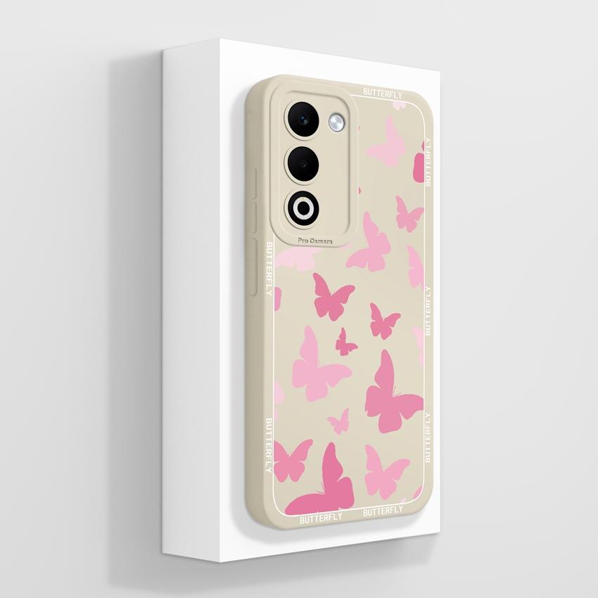 For Oppo A5 A5x A3x Realme C71 C75 Luxury Shockproof Phone Covers Cute Cartoon Cat Pattern Liquid Silicone Anti Slip Protective Shell For Oppo Housing