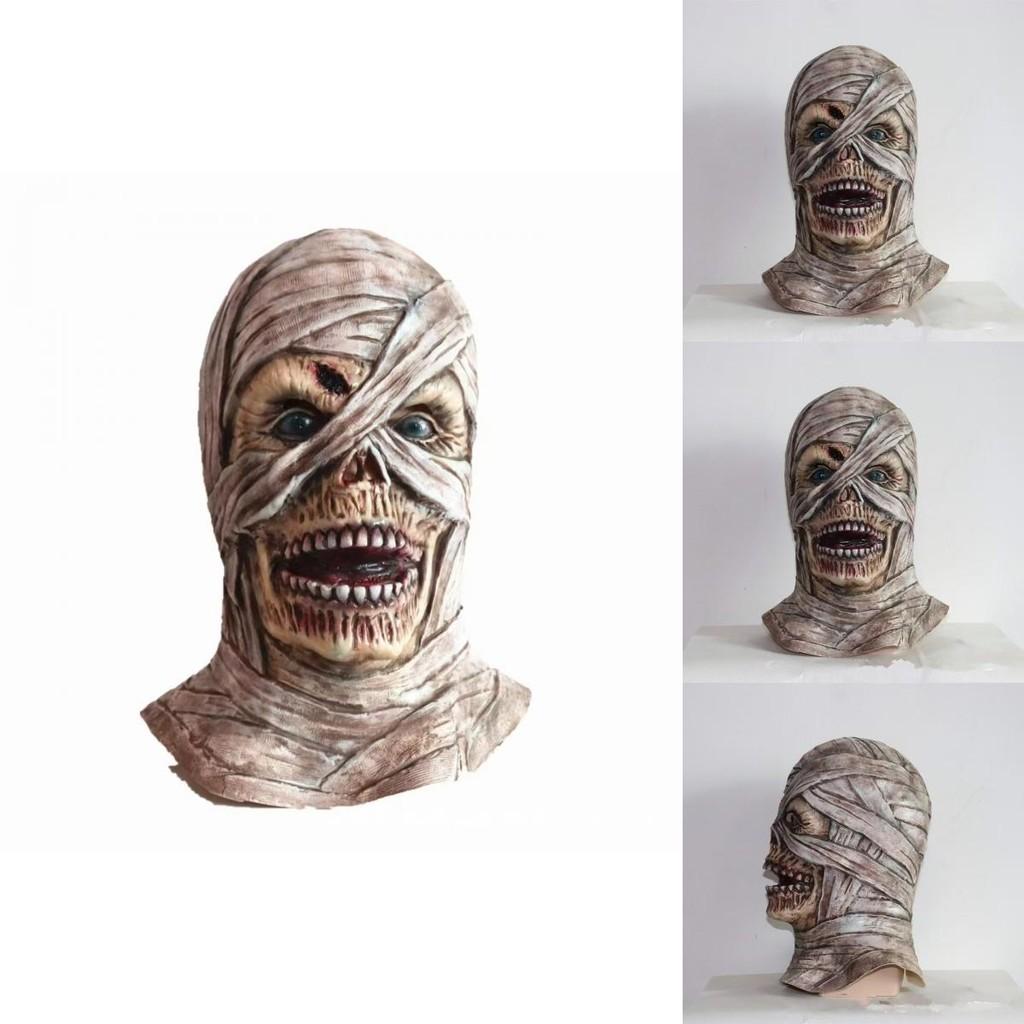 Mummy Latex Halloween Mask With Diy Terror Design For Costumes And Holiday Parties