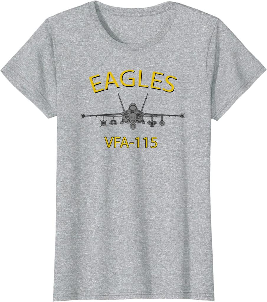 VFA115 Eagles Squadron F18 Super Hornet Men Tshirt Short Sleeve Casual 100 Cotton ONeck Summer Shirt