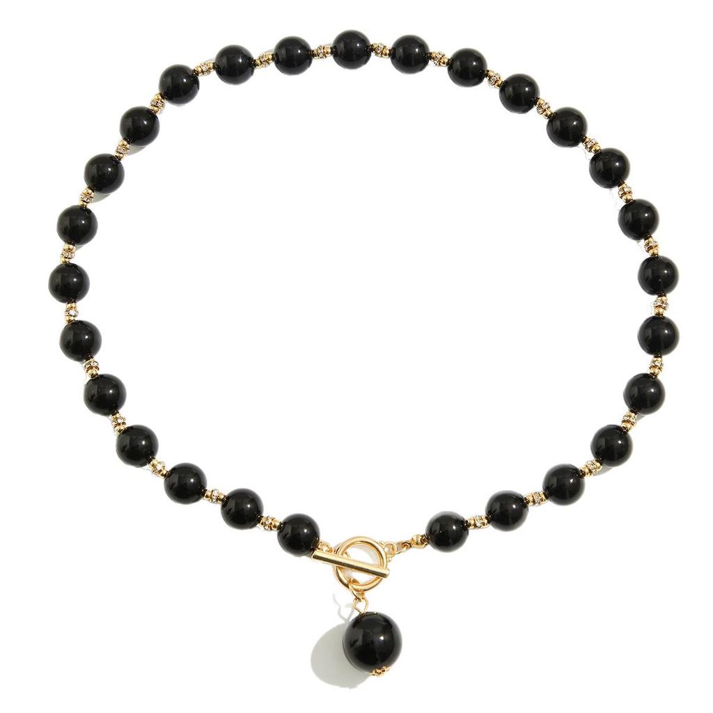 Cross-border Imitation Pearl Beaded Necklace Set: European & American Cold Style