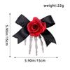 Halloween Skeleton, Hand Skeleton Hair Clip, Ghost Festival, Horror, Rose Bow, Ghost Hand Side Clip Hair Ornament, Party Hair Clip