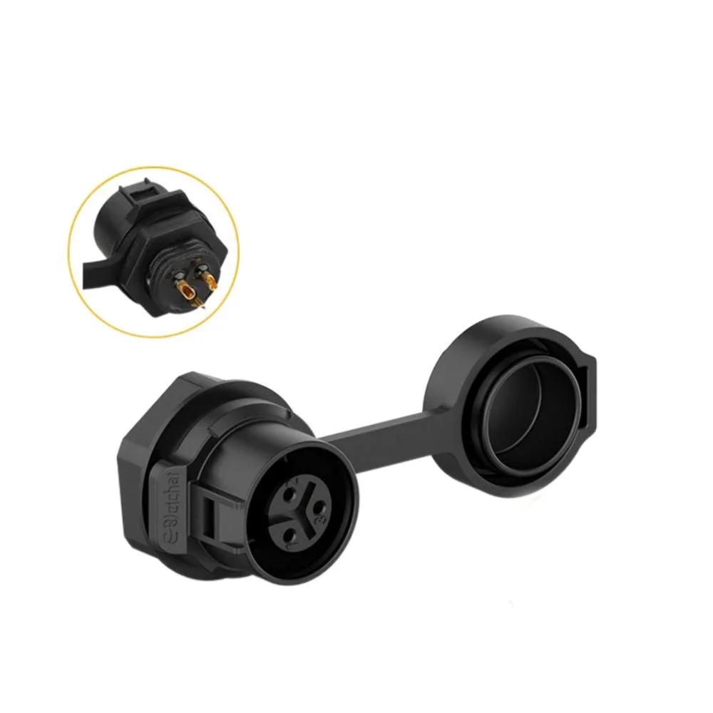 EW-LP12 Industrial Waterproof IP68 2Pin 3Pin 4Pin 5Pin Quick Plugging Aviation M12 Connector 6Pin 7Pin 8Pin Solder Plug Socket