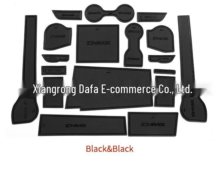 Anti-slip Mat for Isuzu DMAX/MU-X: Modified Door Slot & Cup Holder Tray