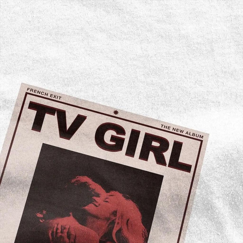 Neuheit TV Girl French Exit Konzert T-Shirt Herren Damen Reines Baumwoll T-Shirt Erwachsenenbekleidung