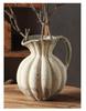 Wabi-sabi Vintage Kettle-Shaped Zen Vase for Dried Flowers