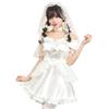 Clearstone Cosplay Halloween Bride Costume for Women (Lily Bride)