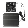6V 6W Solar Exhaust Fan Mini Ventilator Solar Panel Powered Air Extractor for Dog Chicken House RV Greenhouse Waterproof Fan