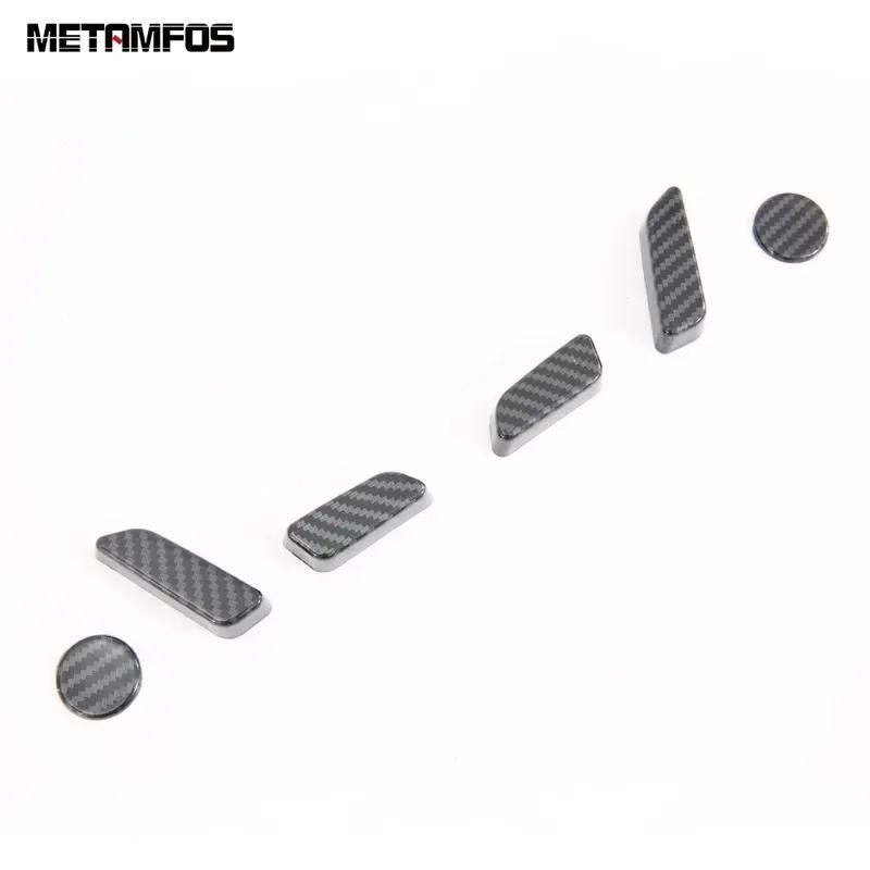 Interior Accessories For Tesla Model Y -  2024 2025 Carbon Fiber Seat Adjust Switch Cover Trim Sticker Car Styling