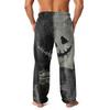 Men's Allover Printed Home Pants Sleeping Pajama Pants Long Pants Pajama Pants