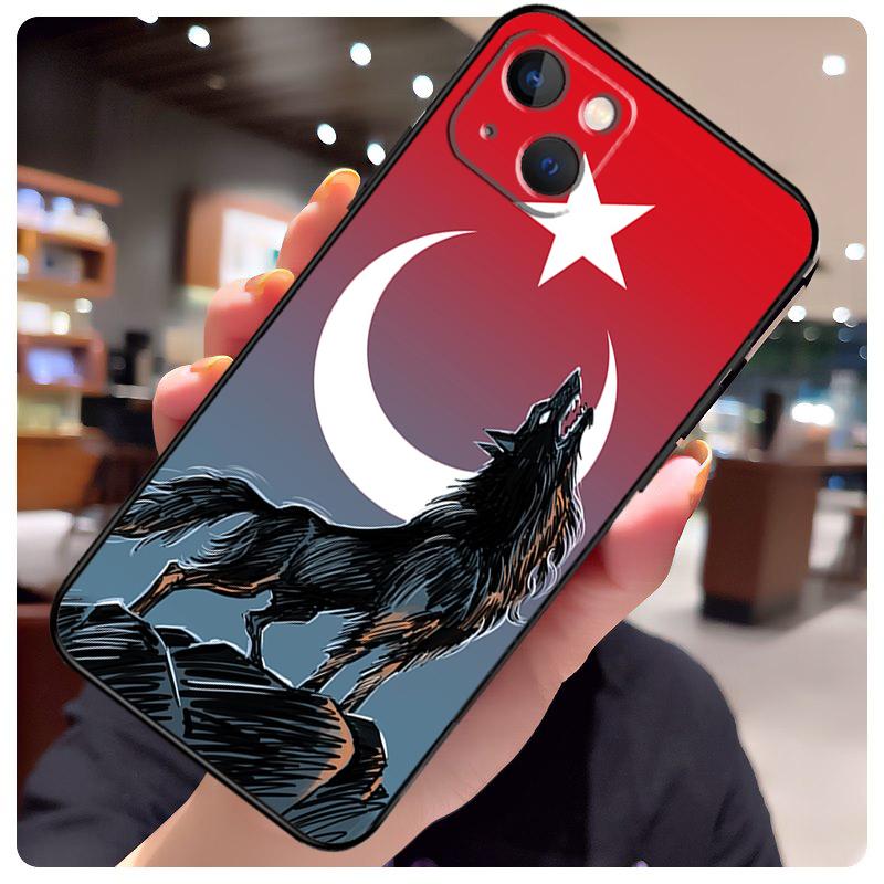 Turkey Turkish Flag Case For iPhone 17 Pro Max 15 14 13 11 12 16 Pro Max mini 15 16 Plus 16e 17 Air Phone Cover