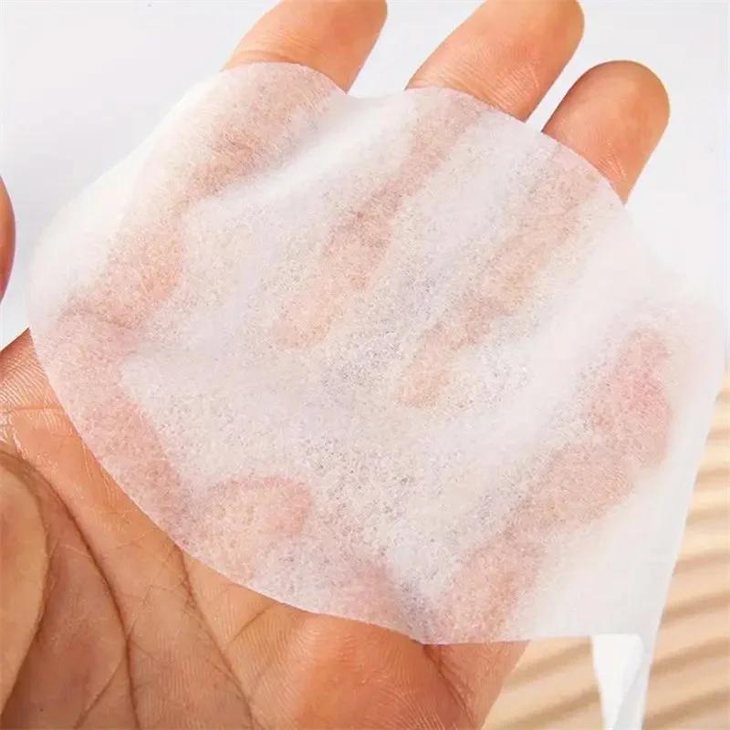 200 Pièces/Sachet Masque Yeux Jetable en Papier Ultra-fin Coton Naturel Patchs Soin des Yeux pour Femmes Spa Cache-yeux Outils Soin Peau Visage