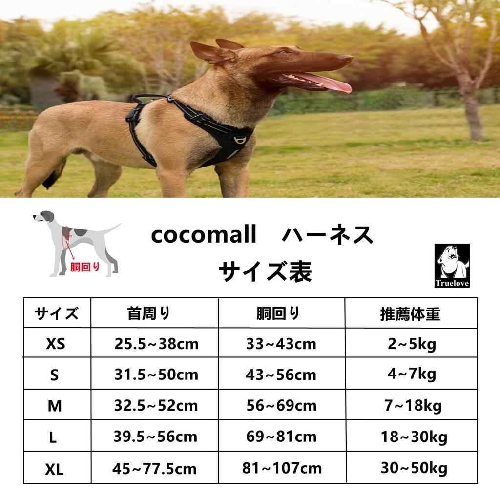 Cocomall 2023 Nejnovější Potřeby pro psy Dog Psí domácí mazlíčky 3M Reflexní pro a velký nastavitelný postroj, Trup, Postroj, Materiál, Výcvik, Nylon, Malý,