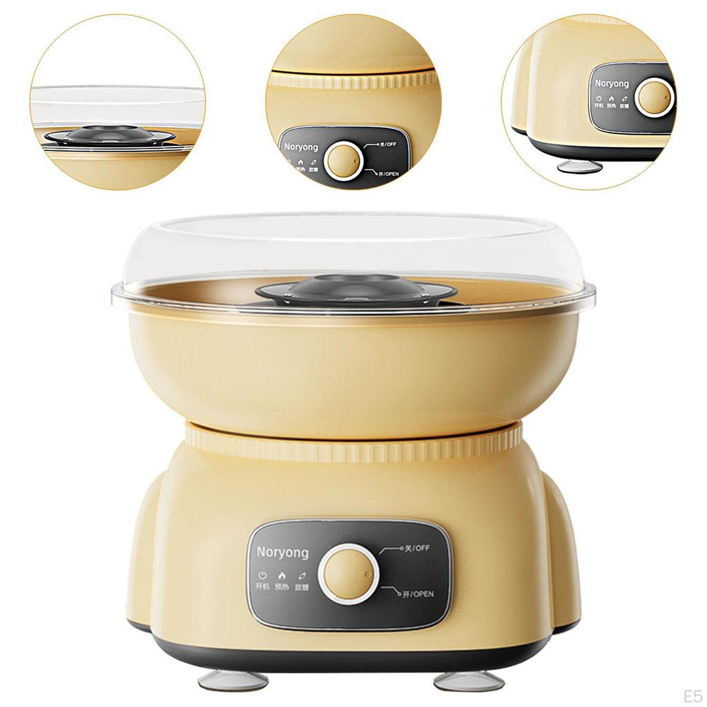 Zuckerwattemaschine, Bonbonmaschine, US-Stecker, geräuscharm, 500 W, effizient, tragbar, für Familienfeiern, Geburtstage