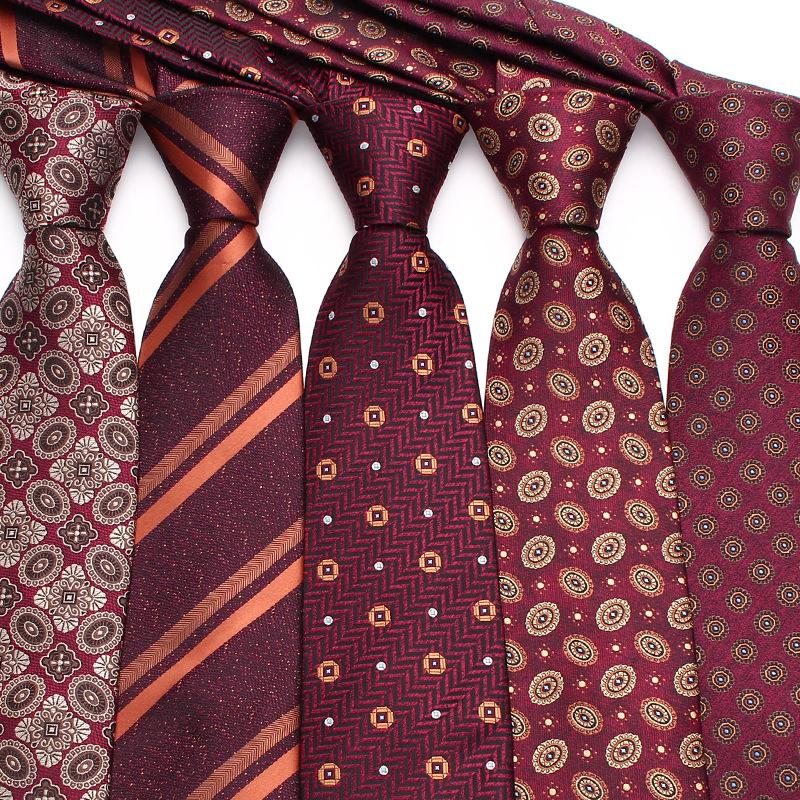 

Rael Tie 8Cm Burgundy Tie Men S, Dress Business Groom Wedding Tie