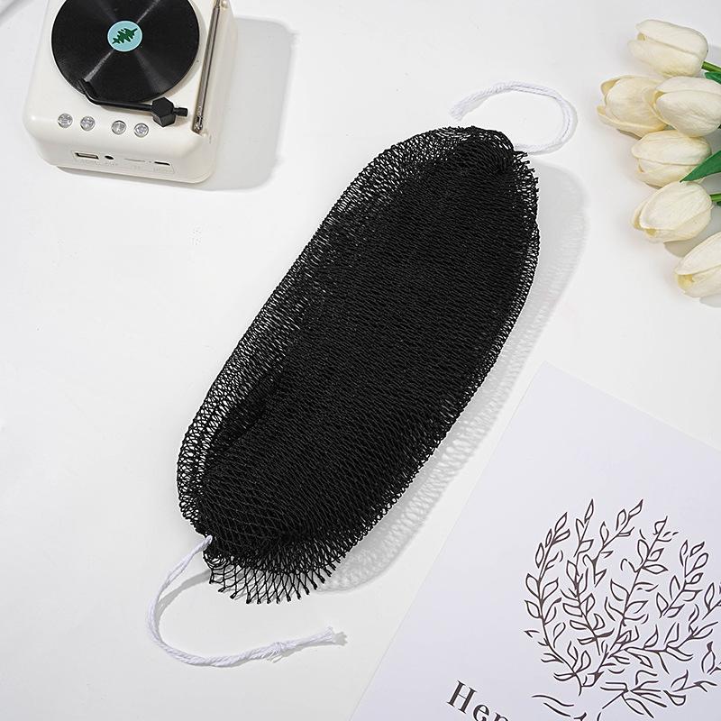 Double-Sided Bath Towel For Back Scrubbing Strong Mud Scrubbing Long Back-Pull Bath Towel For Home Use