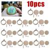 Kali   10x Mini Embroidery Hoops Ring Wooden Hand Crafts Cross Stitch Frame Tools