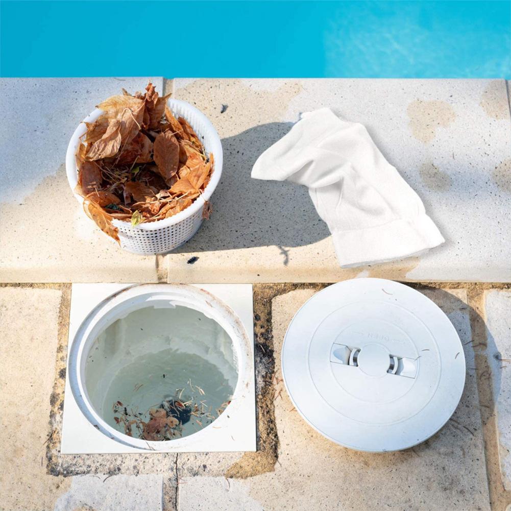 20-50PCS Pool Filter Baskets Cleaner Reusable Pool Skimmer Storage Socks Debris Leaves Catcher for In-Ground Above Ground Pools