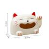 Lucky Cat Tissue Box, Creative Home Decor Desktop Tissue Box, Cute Cartoon Household Living Room Storage Box For Tissues