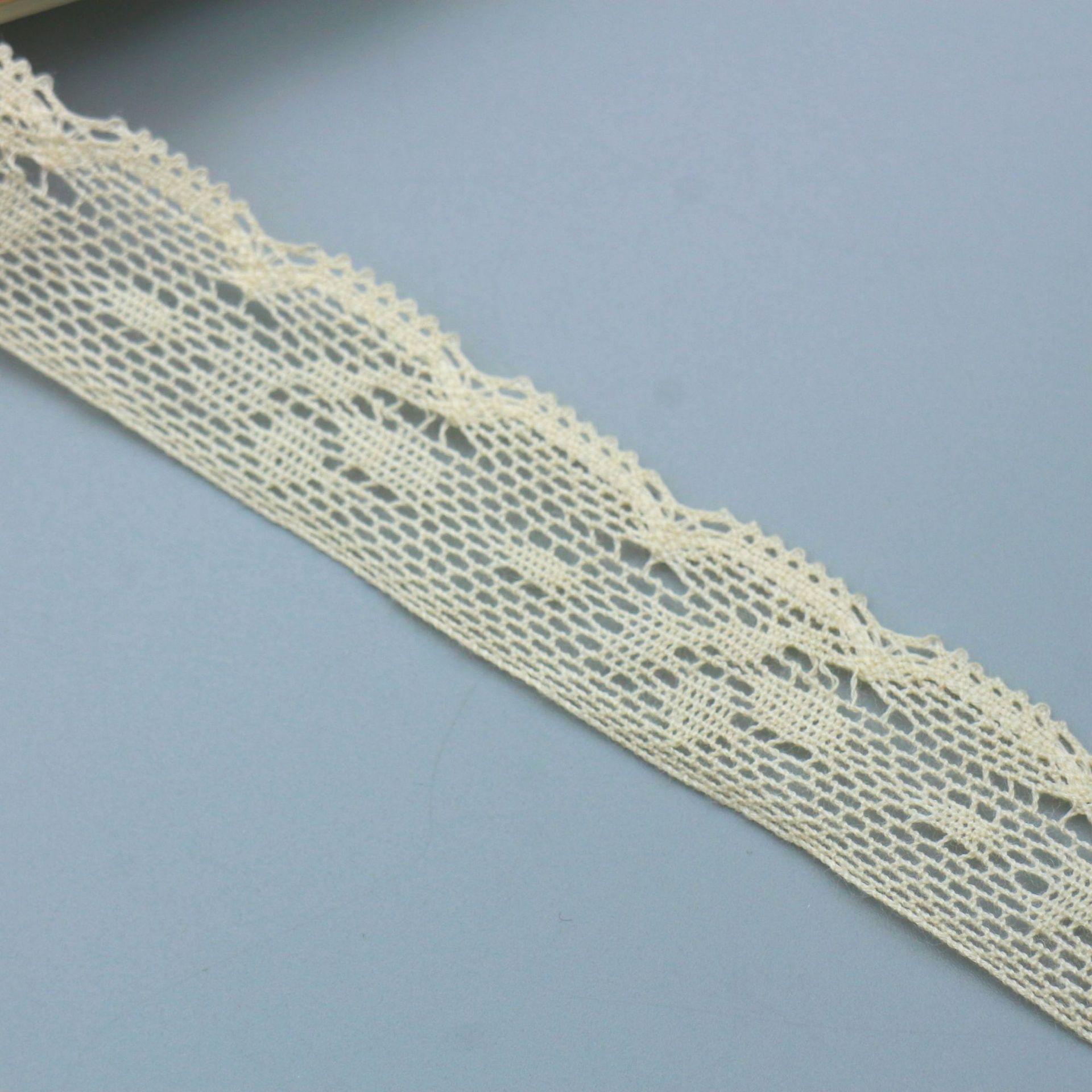 

Cotton Thread Lace Tablecloth Handmade Hanfu Decorative Accessories Lace Exquisite Hollow Lace Accessories Lace SH2404