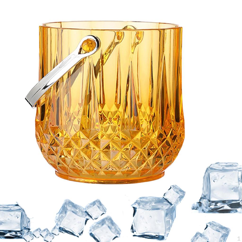 Acryl-Aufbewahrungswanne Getränkekühlbehälter Party-Kühlbox Weinkühler Eimer für Cocktailpartys
