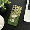 E-Snoopy Phone Case For Samsung S26,S25,S24,S23,S22,S21,S20,Plus,Fe,Lite,Others Black Cover