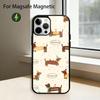 Cute Dachshund Sausage D-Dog Phone Case For iPhone17,16,15,14,13,12,11 Plus,Pro Magnetic For Magsafe Wireless Charging