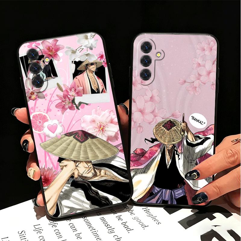 Bleach Kyoraku Shunsui Soft Phone Case for Samsung A17 A37 A57 A16 A26 A36 A56 A15 A25 A35 A55 A14 A24 A34 A54 A13 A23 A33 A53 A