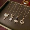 Women's Zodiac Tiger Pendant Necklace – Unique Simple Design