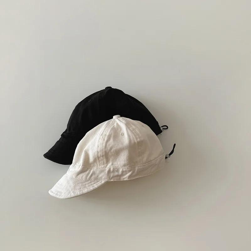 Frühling Sommer Baby Baseballkappe Einfarbige Baby Jungen Mädchen Schirmmütze Weicher Kleinkind Kinder Sonnenschutz Visier