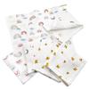 Hand Gauze 34cm X Made In and Olive Set of 6 (Hiorie) Towels, Towels, Approx. 34cm, Japan, Thin, Quick-Drying, Moon, Rainbow, Pattern,