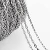 1Meter Stainless Steel Gold Plated 2mm Thin Chain Crossing Oval Necklaces Chain DIY Handmade Bracelets Material Jewelry Findings