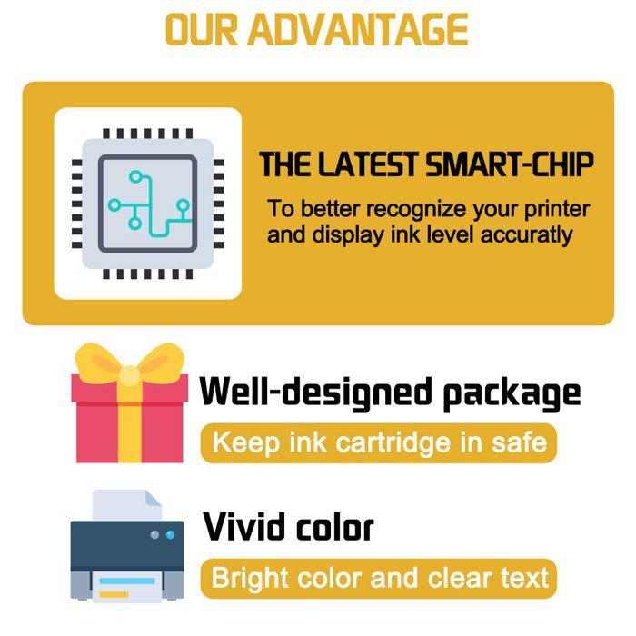 Cartouche d'encre - CHOUMICHA - ALIZEO 604XL - Compatible Epson - 8 pièces - Autres couleurs