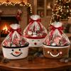 Cotton Rope Christmas Woven Storage Basket Large Capacity Small Item Storage Basket  Xmas Gifts