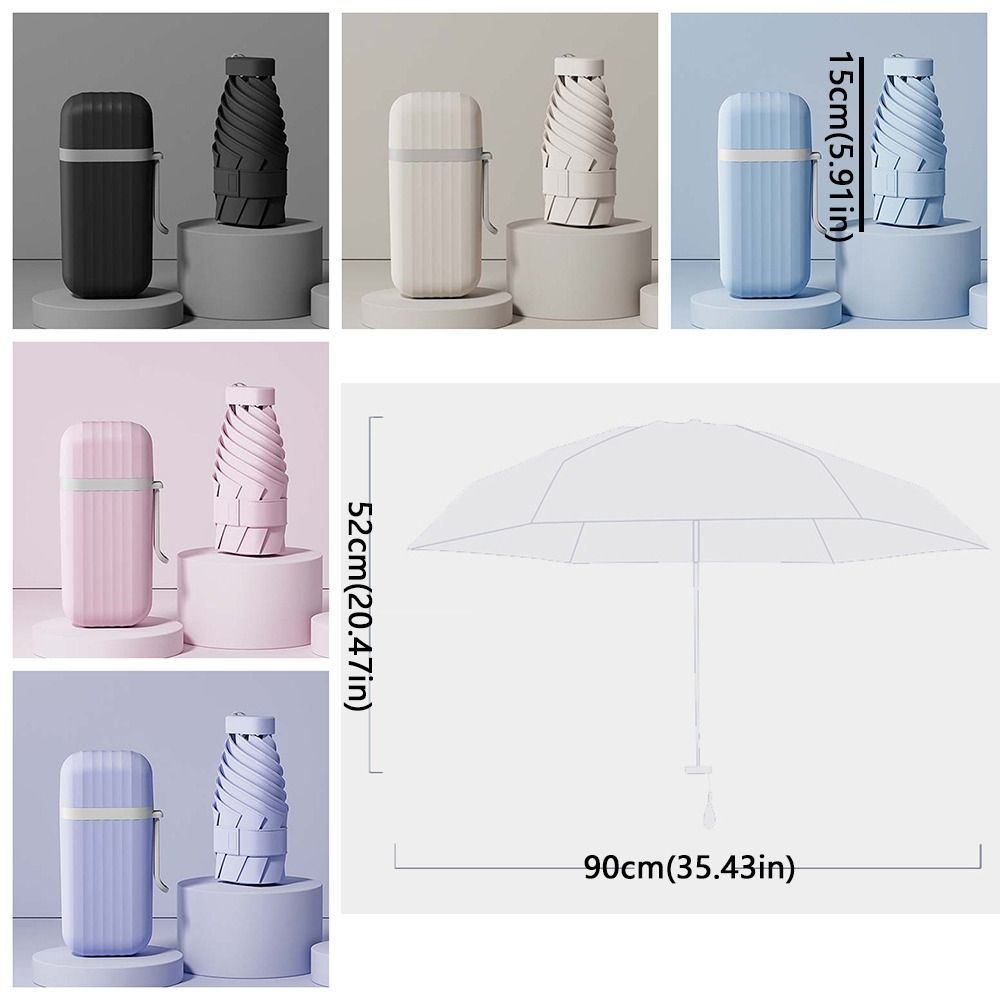 UV-Schutz Tasche Sonnencreme Schirm Ultraleichter Sonnenschirm Sonnenschirm Doppelt nutzbarer Schirm Allwetter